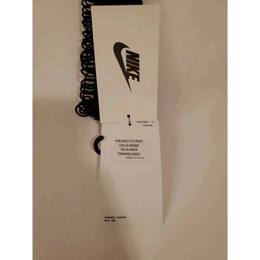 Nike Sportswear black Headband QS x CLOT CQ2154-010 Adult Unisex Nwt New‎
